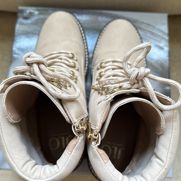 EUC Jennifer Lopez Women's Beige Ankle Boots, Aceser, Tapioca, 10M - Picture 10 of 12